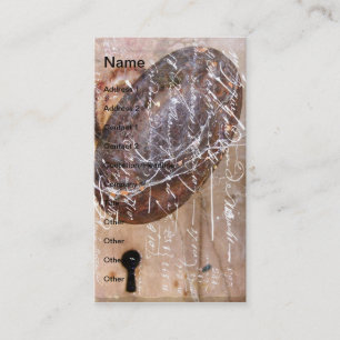 Vintage Tür Visitenkarte