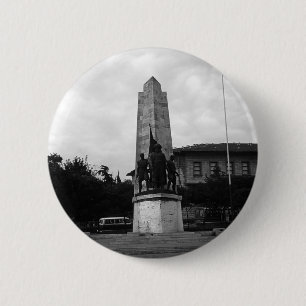Vintage Türkei Istanbul Barbarossa Statue Button
