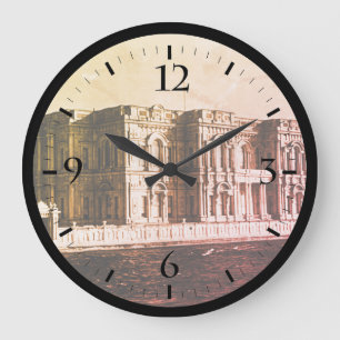 Vintage Türkei Istanbul Beylerbeyi Palast Großer C Große Wanduhr