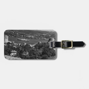 Vintage Türkei Istanbul Bosporus Festung Leinwand Gepäckanhänger