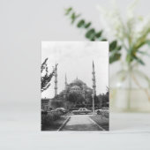 Vintage Türkei Istanbul Die Blaue Moschee Postkarte (Stehend Vorderseite)
