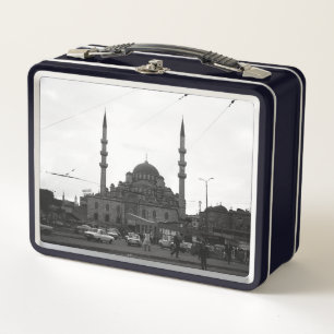 Vintage Türkei Istanbul Die Yeni-Camii-Moschee Metall Brotdose
