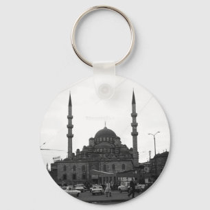 Vintage Türkei Istanbul Die Yeni-Camii-Moschee Schlüsselanhänger