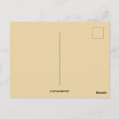 Vintage Türkei und Erntedank Mond Postkarte (Rückseite)