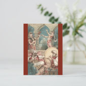 Vintage Turkey Postkarte (Stehend Vorderseite)