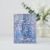 Vintage türkische Fliesen Postkarte (Stehend Vorderseite)