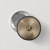 Vintage Turkish Constantinople Cymbal Button (Vorne & Hinten)