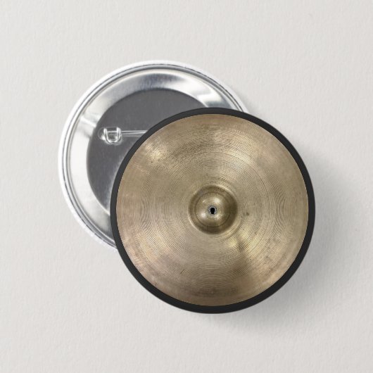 Vintage Turkish Constantinople Cymbal Button (Vorne & Hinten)