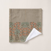 Vintage Turkish Floral Towel Set (Waschlappen)