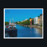 Vintage Turku Finnland Finlande Tourismus Postkarte<br><div class="desc">Vintag,  Retro,  Reisen,  modern,  Aquarell,  Turku,  Finnland,  Finnland,  Finnland, </div>