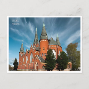 Vintage Turku Finnland Finlande Tourismus Postkarte