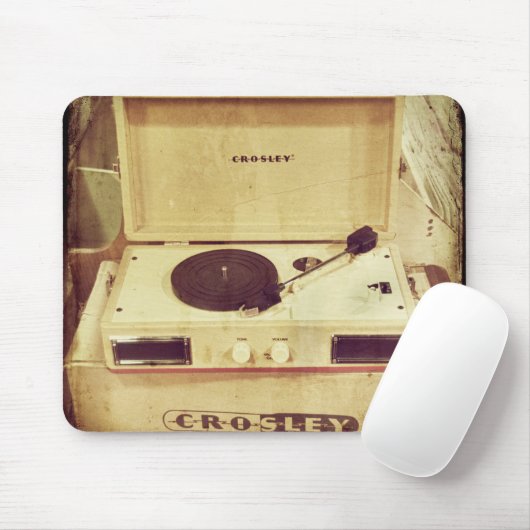 Vintage Turntable Mousepad (Mit Mouse)
