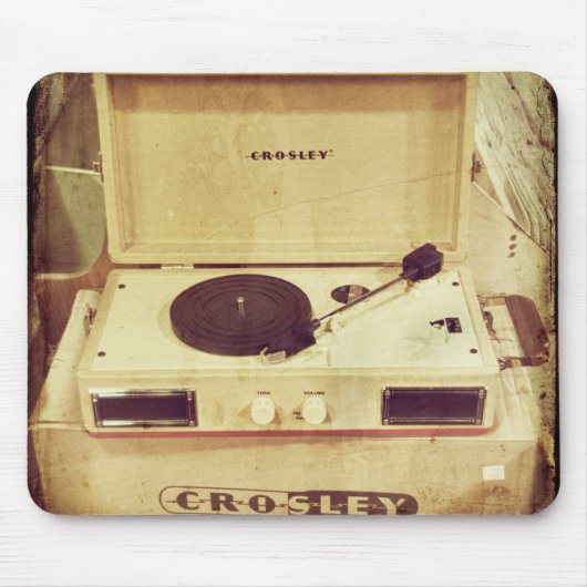 Vintage Turntable Mousepad (Vorne)