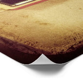 Vintage Turntable Poster (Ecke)