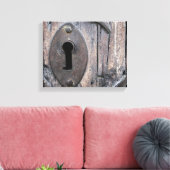 Vintage Türsperre Leinwanddruck (Insitu (Wohnzimmer))