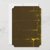 Vintage Tuxedo Bachelor Party Einladung (Rückseite)