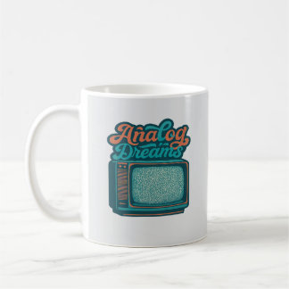📺Vintage TV Retro Art – "Analog Dreams" Graphic Kaffeetasse