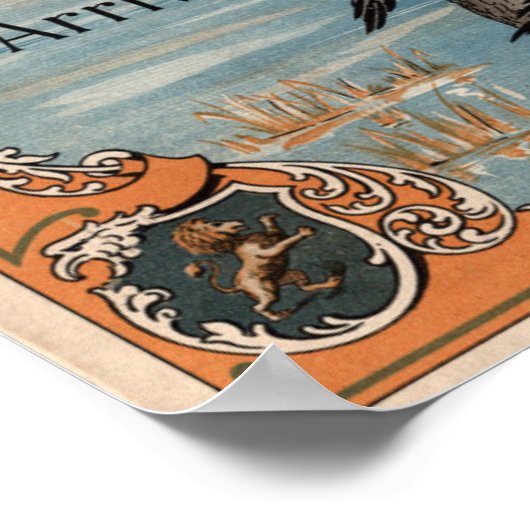 Vintage Twin Cigars-Werbung Poster (Ecke)