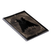 Vintage Twin Crows Notizblock (Rechte Seite)