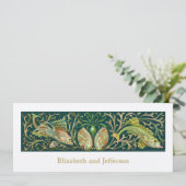 Vintage Twin Fishing - Modern Wedding Einladung (Stehend Vorderseite)