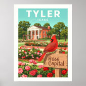 Vintage Tyler Texas Poster (Vorne)