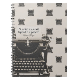 Vintage Typewriter Notizblock