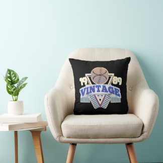 Vintage-Typografie-Design-T-Shirt Kissen