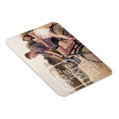 Vintage Typografie | Foto Zeitschrift speichern Magnet (Rechte Seite)