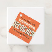 Vintage Typografie Geschenkanhänger (Beispiel)
