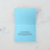 Vintage Typografie-Karton Danke-Karte Dankeskarte (Innenseite)