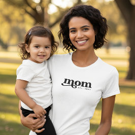 Vintage Typografie-Mama im Retro-Stil etabliert T-Shirt