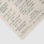 Vintage Typografie Motivierend Zitate Seidenpapier (Ausschnitt)