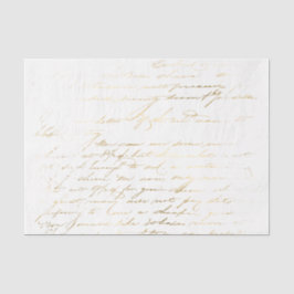 Vintage Typografie Seidenpapier