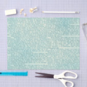 Vintage Typografie Seidenpapier (Handwerk)