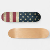 Vintage U.S. Flag Skateboard (Horizontal)