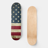 Vintage U.S. Flag Skateboard (Vorderseite)