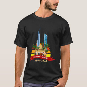 Vintage UAE 51 Jahre seit Kamel 1971 2022 UAE Nat T-Shirt