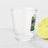 Vintage Ubud Bali Indonesien Schnapsglas (Links)
