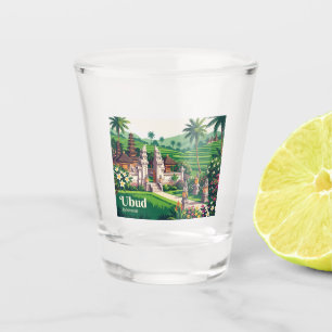 Vintage Ubud Bali Indonesien Schnapsglas