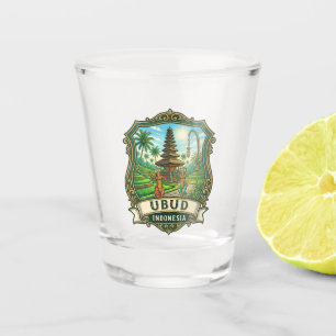 Vintage Ubud Indonesien Schnapsglas