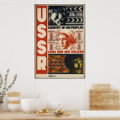 Vintage UdSSR Poster (Küche)