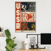 Vintage UdSSR Poster (Heimbüro)