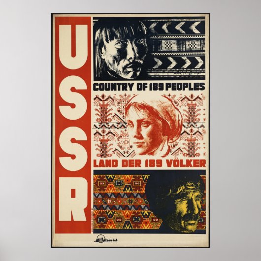 Vintage UdSSR Poster (Vorne)