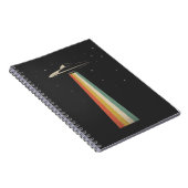 Vintage UFO Alien Entführung Retro-Raumschiff Notizblock (Rechte Seite)