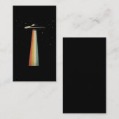 Vintage UFO Alien Entführung Retro-Raumschiff Visitenkarte (Vorne/Hinten)