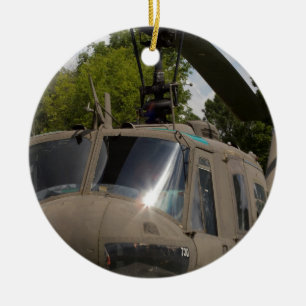 Vintage Uh-1 Huey Militärhubschrauber Keramik Ornament