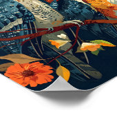 Vintage Uhenkunst Poster (Ecke)