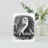 Vintage Uhillustrierung Postkarte (Stehend Vorderseite)