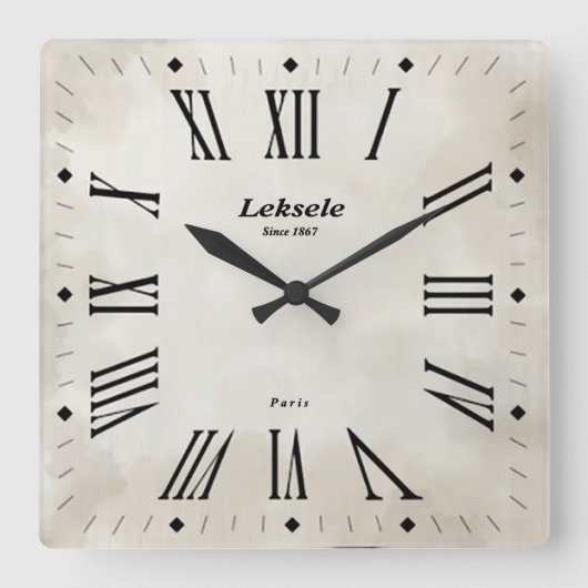 Vintage Uhr (Vorderseite)