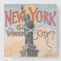 Vintage Uhr an der New Yorker Börse